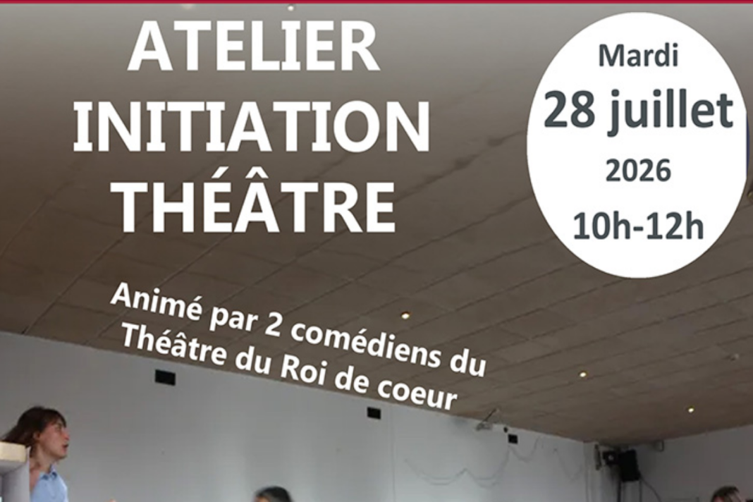 Atelier initiation au théâtre animé par deux comédiens du Théâtre du Roi de Cœur Prigonrieux