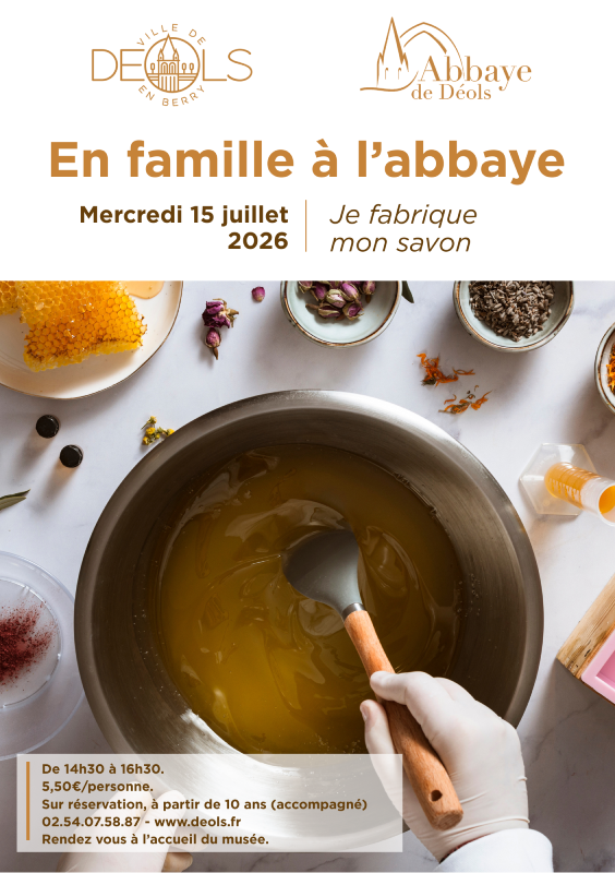 Atelier Je fabrique mon savon Déols