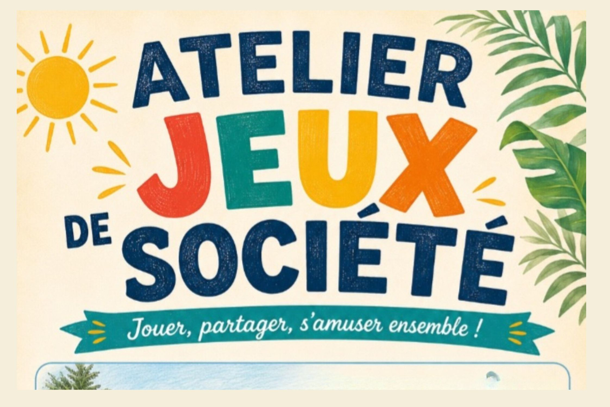 Atelier jeux de société Le Bourg Plaisance 2026-08-20