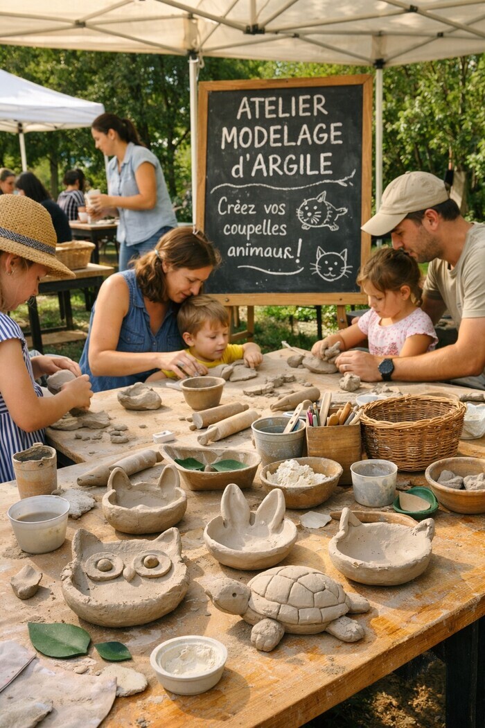 Atelier modelage : « L’empreinte des Archanges », Espace culturel Lympia, Nice