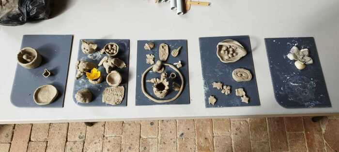 Atelier modelage « Viens créer ton œuvre d’art en terre », Église Saint-Apollinaire de Salins, Salins