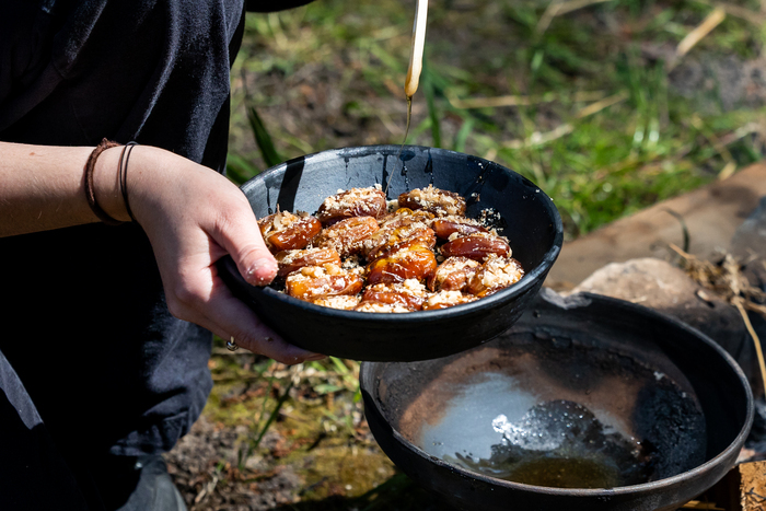 Atelier participatif sur la cuisine historique parc archéologique Asnapio Villeneuve-d'Ascq