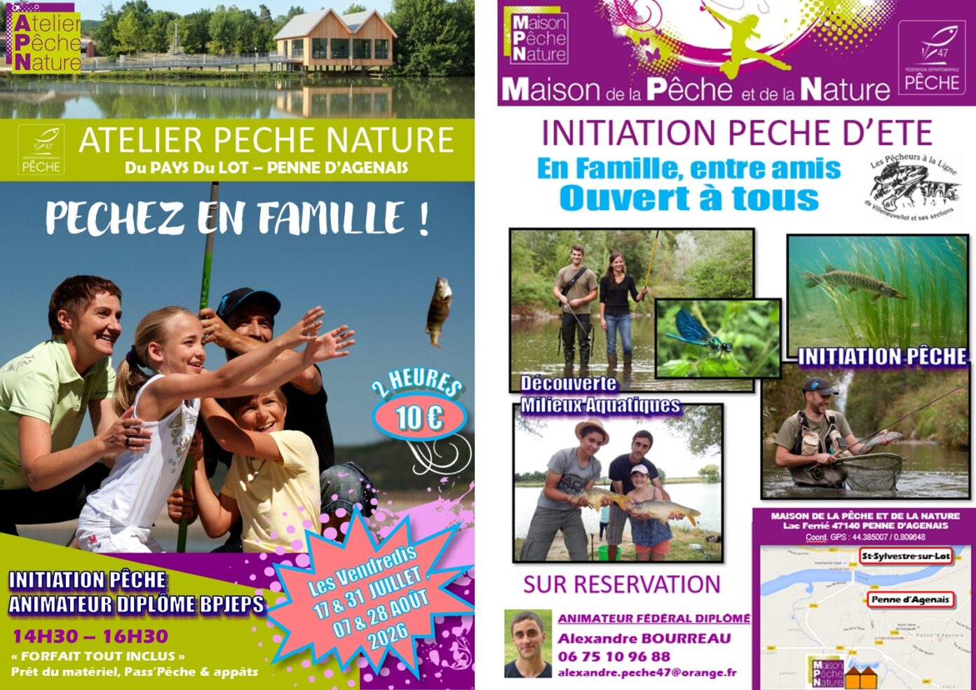 Atelier pêche nature Penne-d’Agenais