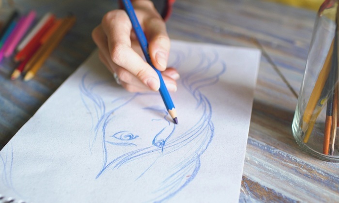 Atelier « Portrait aux crayons de couleurs », Musée de la Princerie, Verdun