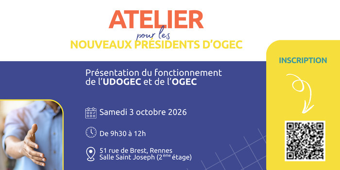 Atelier pour les nouveaux présidents d’OGEC, UDOGEC 35, Rennes