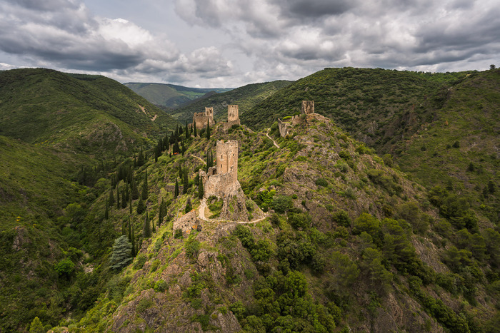 Atelier puzzle, Les Quatre Châteaux de Lastours, Lastours