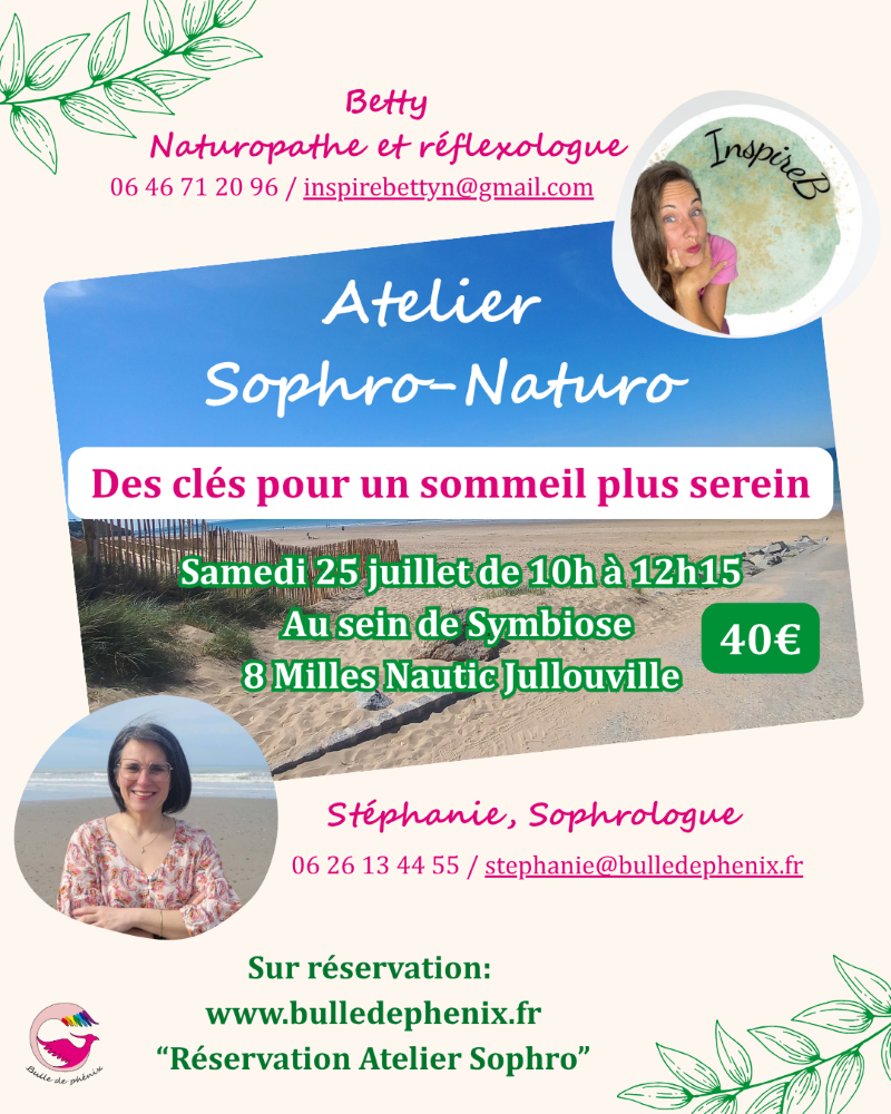 Atelier Sophro-Naturo: des clés pour un sommeil plus serein Jullouville