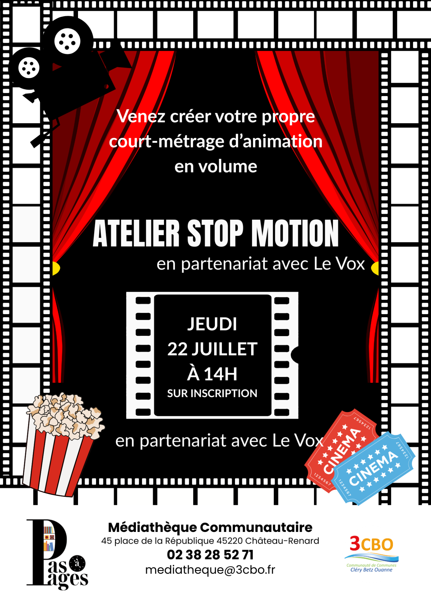 Atelier stop motion Château-Renard