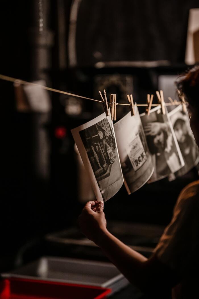 Atelier tirage argentique, Archives départementales du Loiret, Orléans