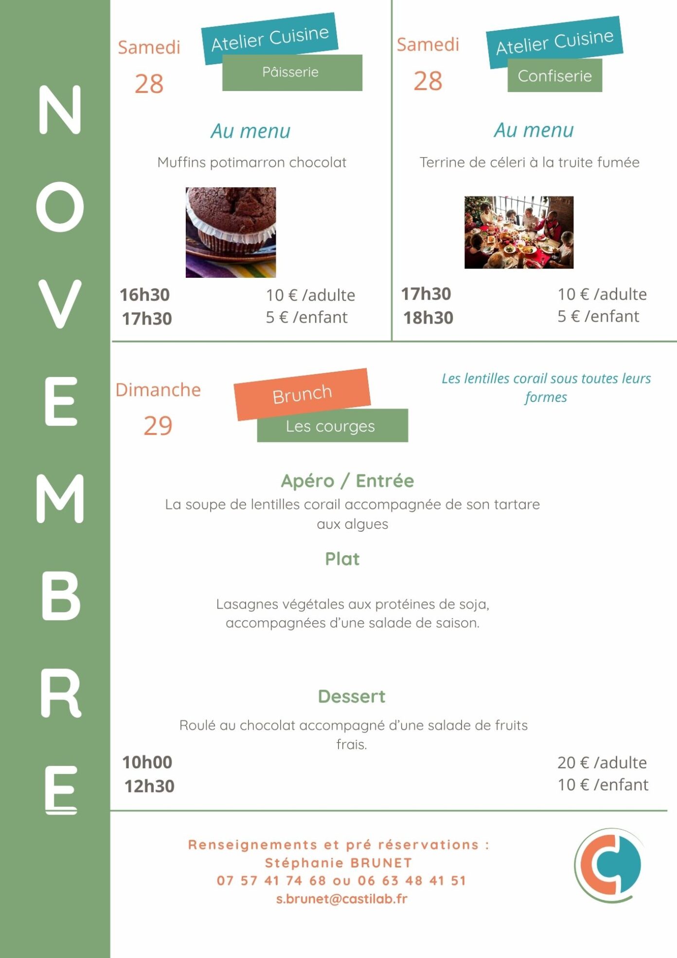 Ateliers culinaires Bio d’Ici Castillon-la-Bataille