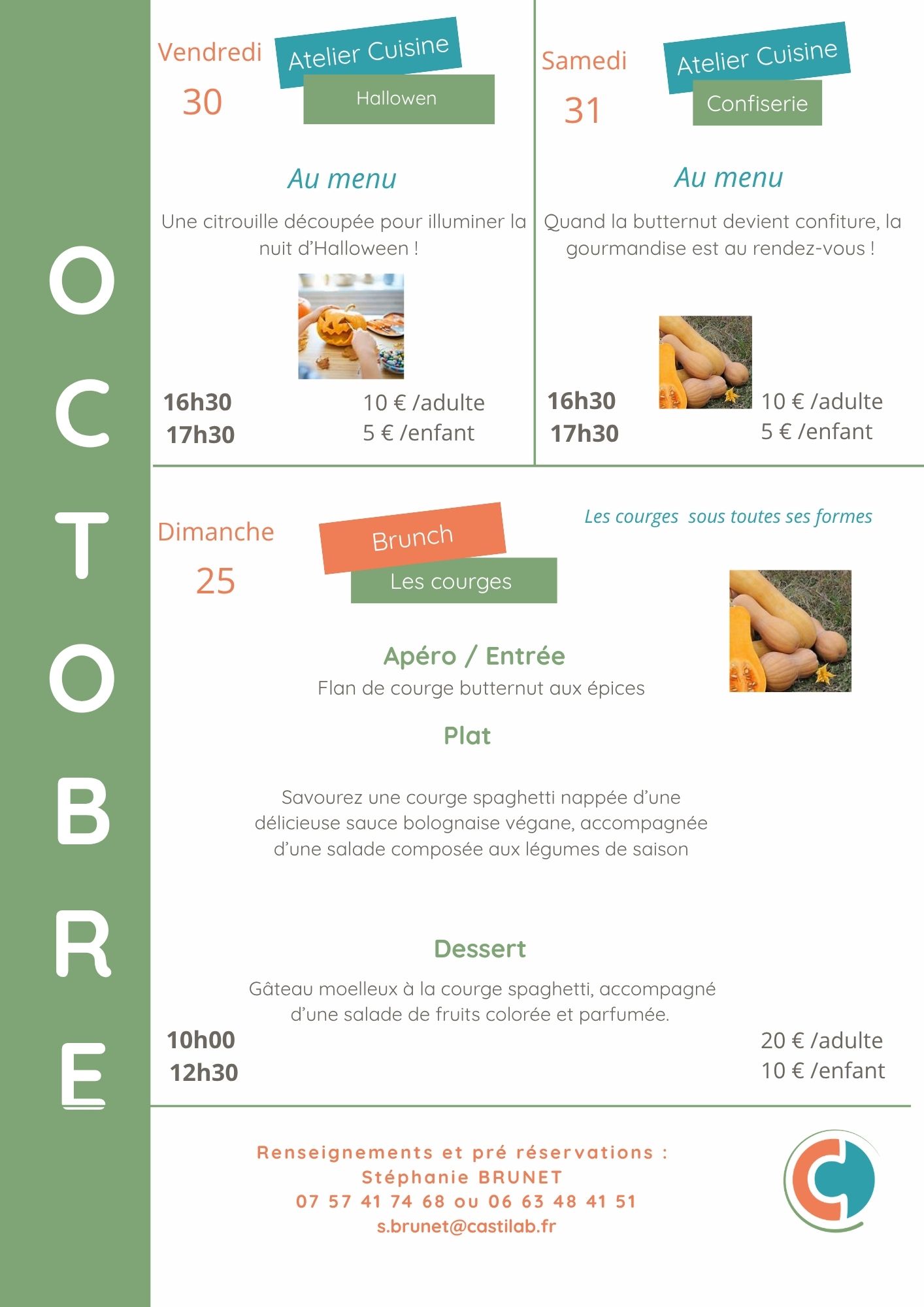 Ateliers culinaires Bio d'Ici 32 Rue Victor Hugo Castillon-la-Bataille 2026-07-30