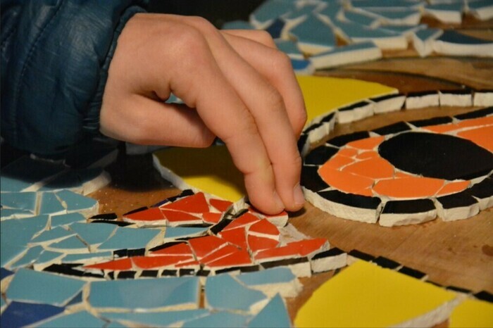 Ateliers participatifs mosaïque et vitrail, Église Saint-Druon, Carvin