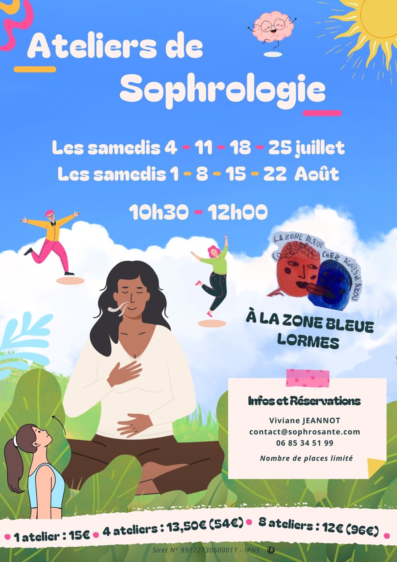 Ateliers Sophrologie La Zone bleue Lormes