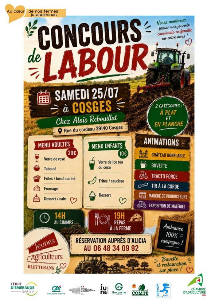 Au Coeur de nos Fermes Jurassiennes – FERME ALOIS REBOUILLAT, Ferme Alois REBOUILLAT, Cosges (39), Cosges