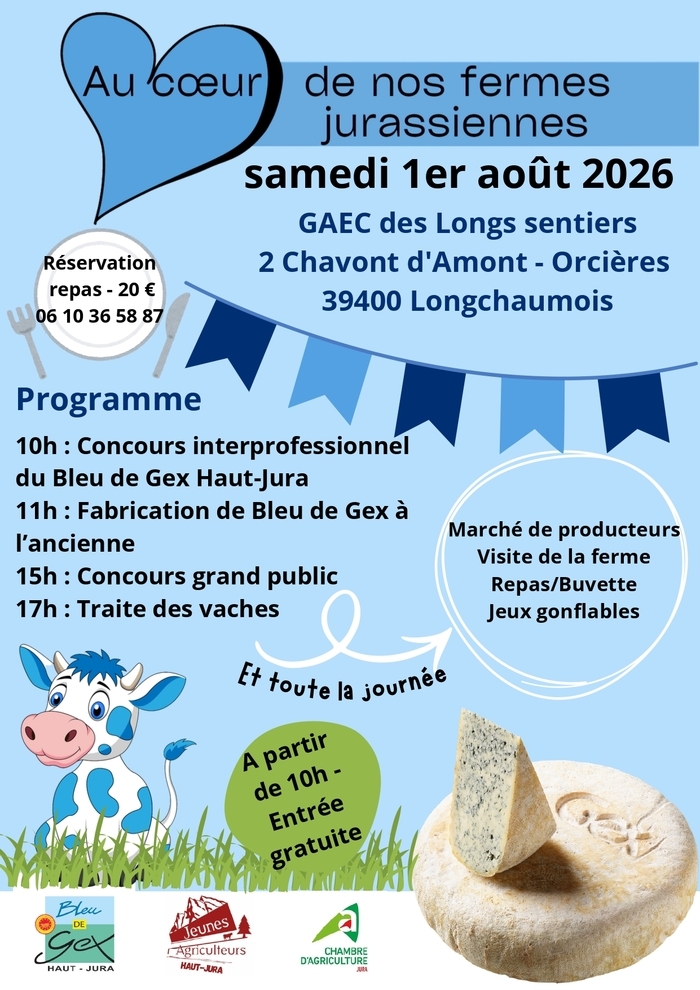 Au Coeur de nos Fermes Jurassiennes – GAEC DES LONGS SENTIERS, GAEC DES LONGS SENTIERS, Longchaumois (39), Longchaumois