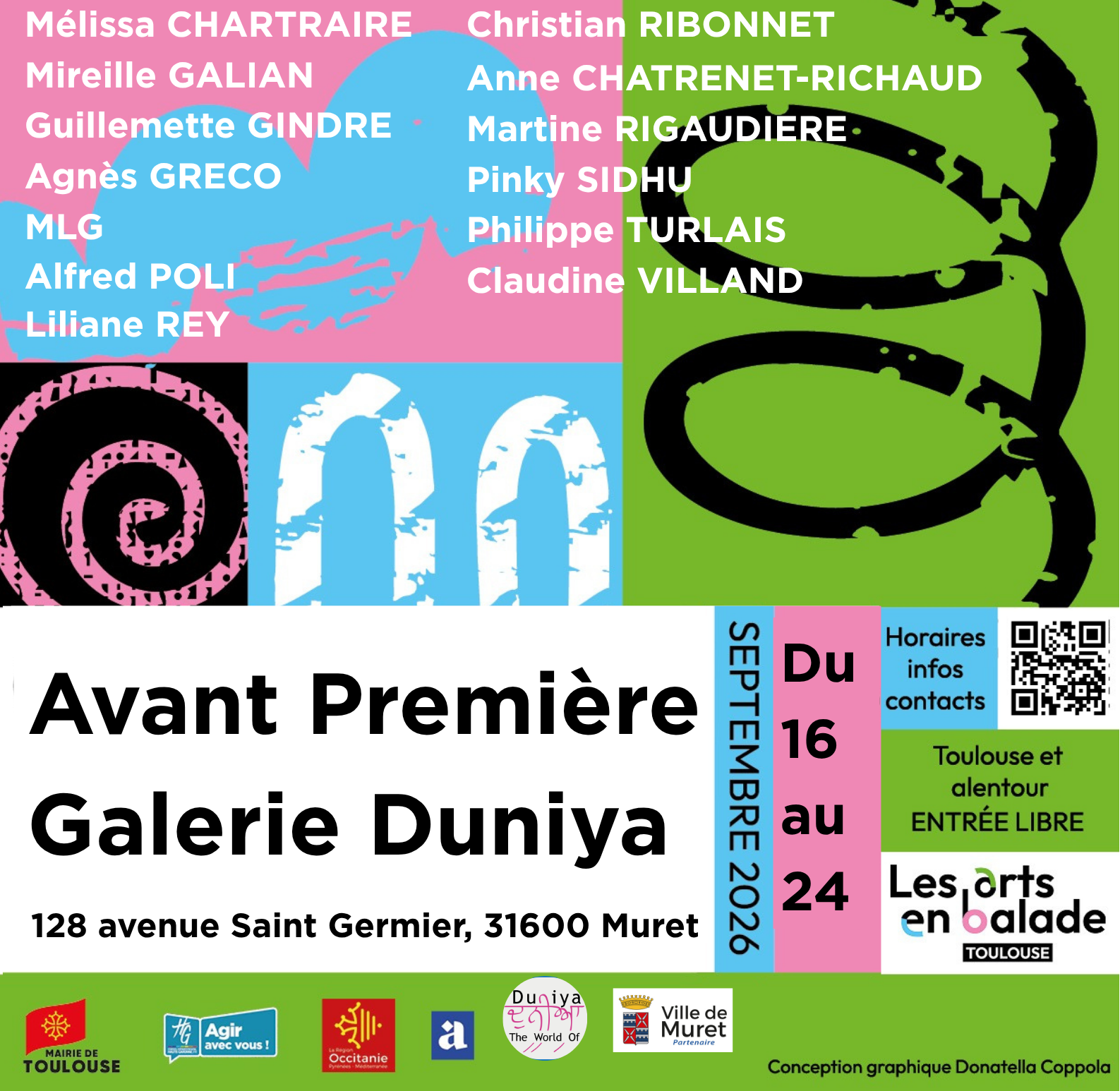AVANT-PREMIÈRE DES ARTS EN BALADE DE TOULOUSE 128 Avenue Saint-Germier Muret 2026-09-16