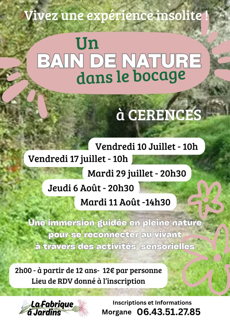 Bain de nature Cérences
