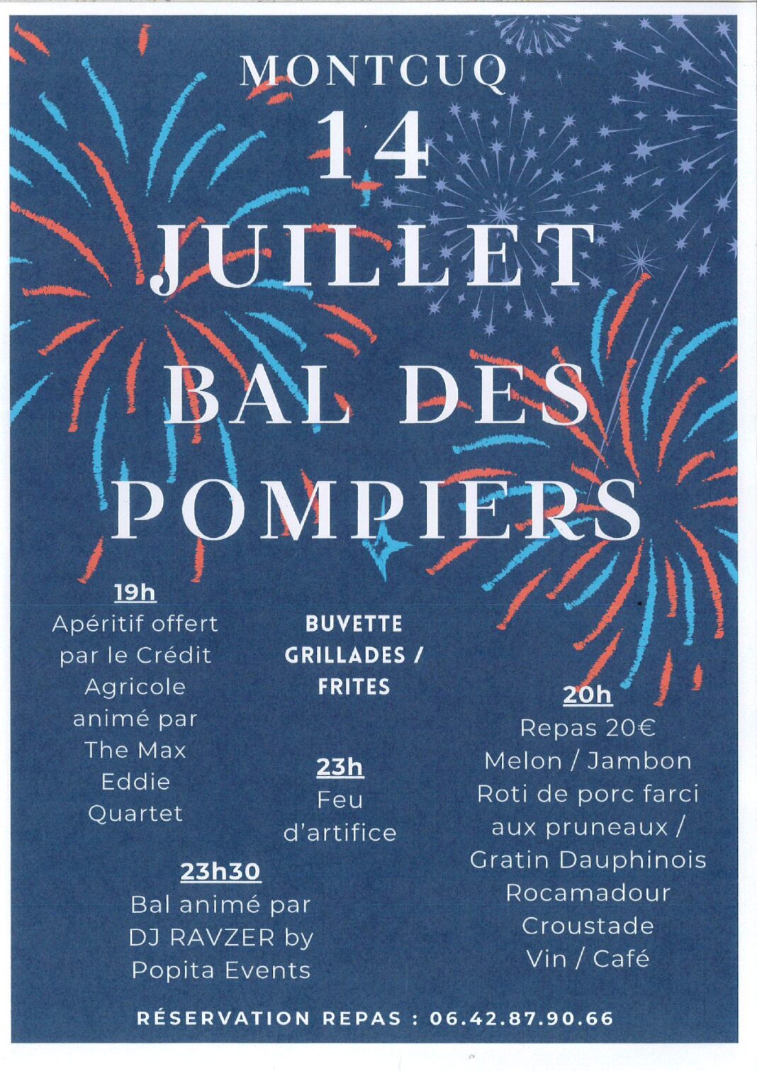 Bal des pompiers à Montcuq Montcuq-en-Quercy-Blanc