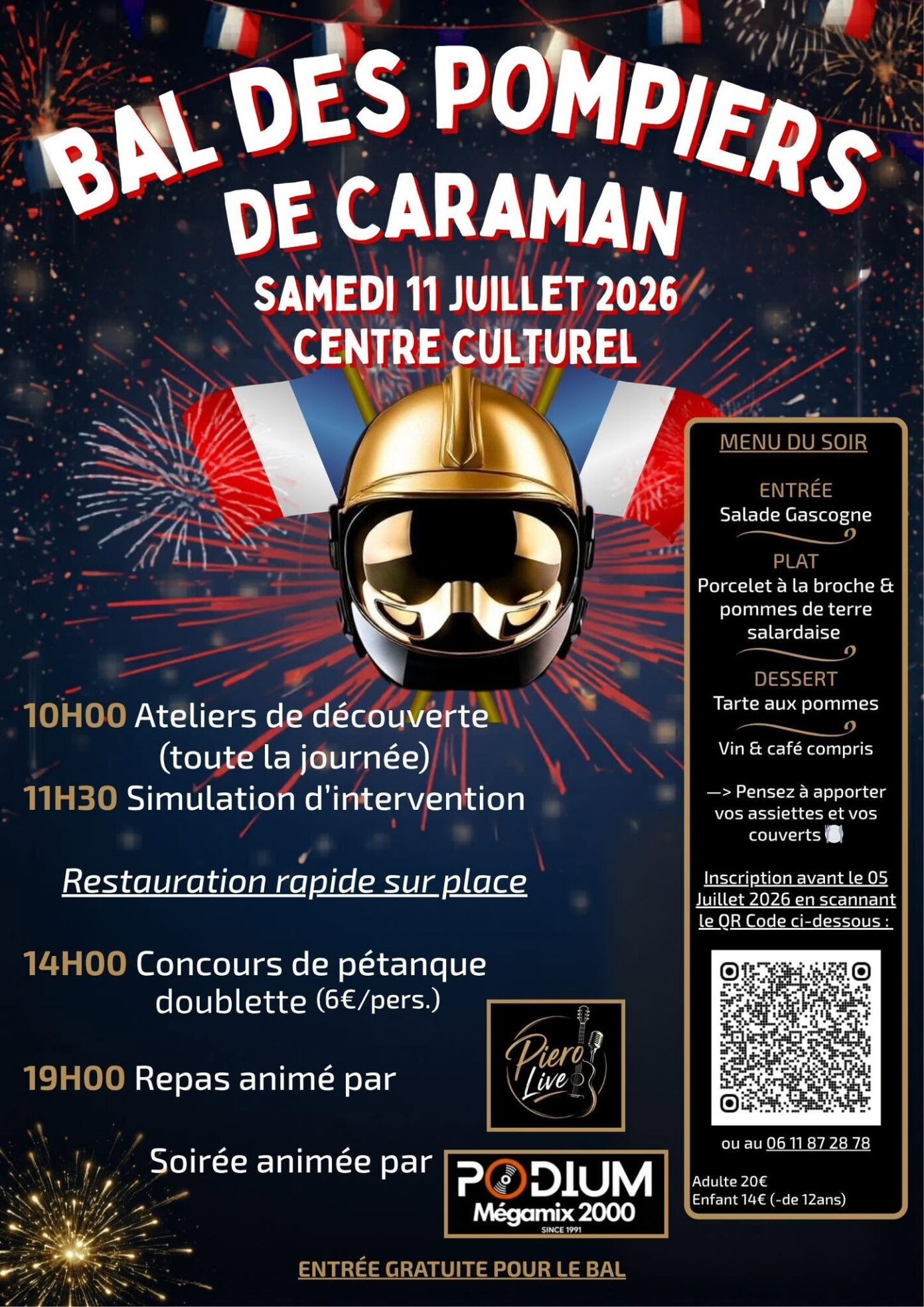 BAL DES POMPIERS DE CARAMAN  Caraman