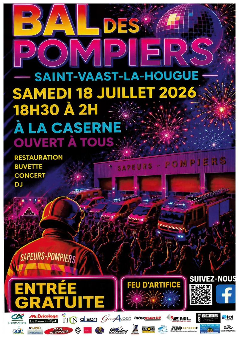 Bal des pompiers Saint-Vaast-la-Hougue
