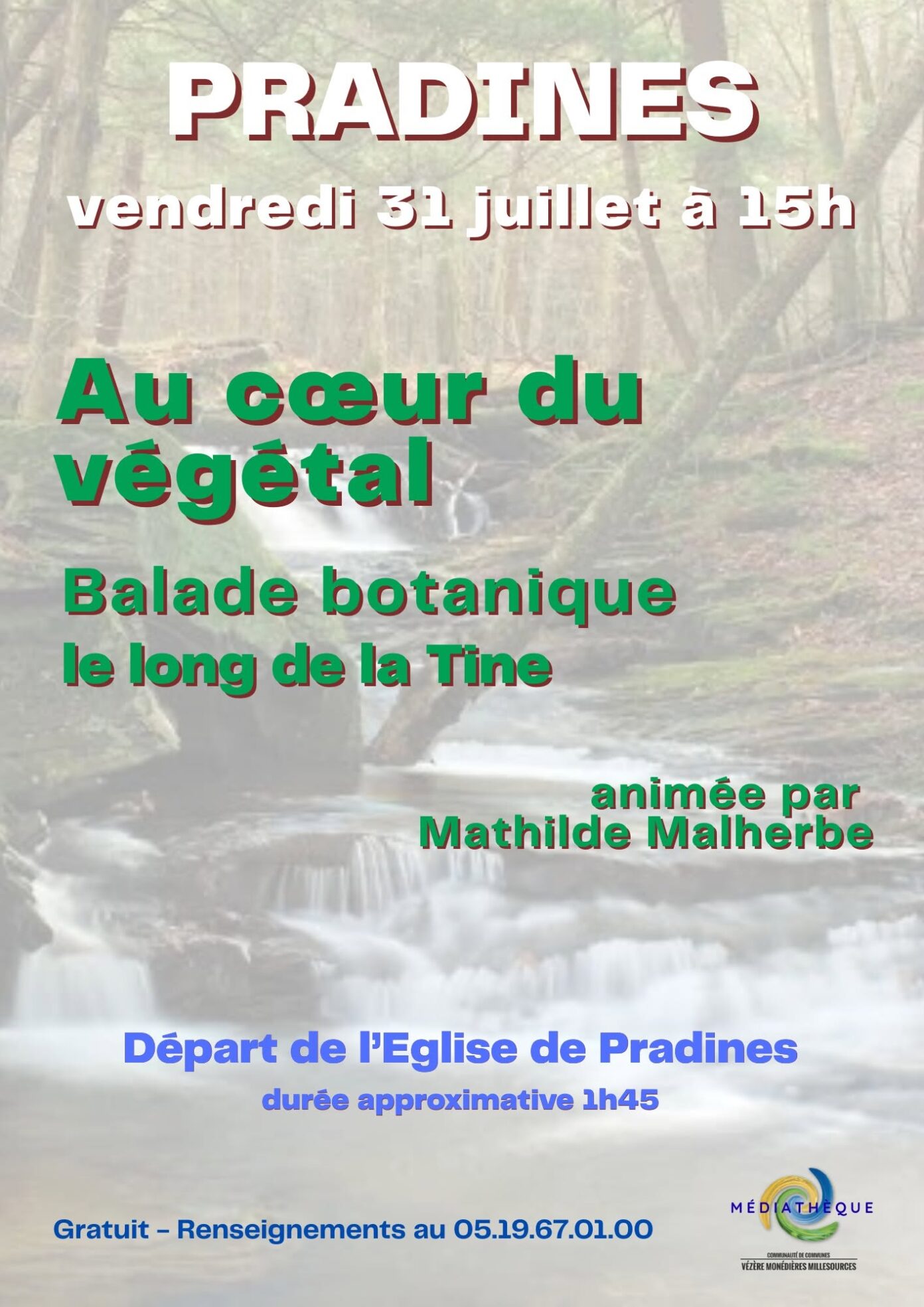 Balade botanique Au cœur du végétal  Pradines