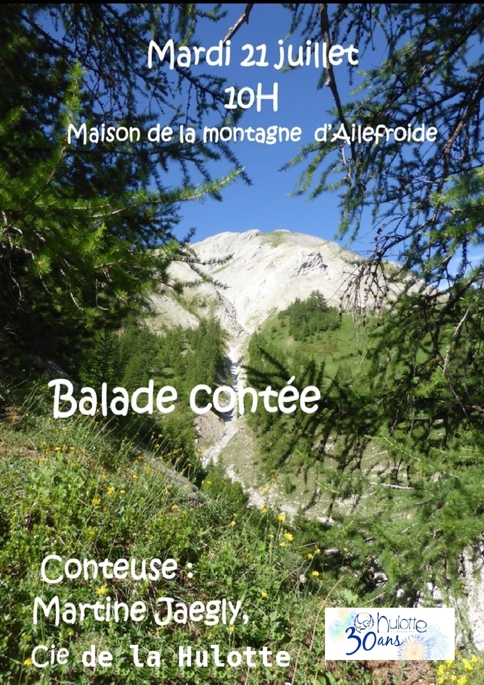 Balade Contée . Martine Jaegly (Festival du Conte en Vallouise), Ailefroide, Vallouise-Pelvoux