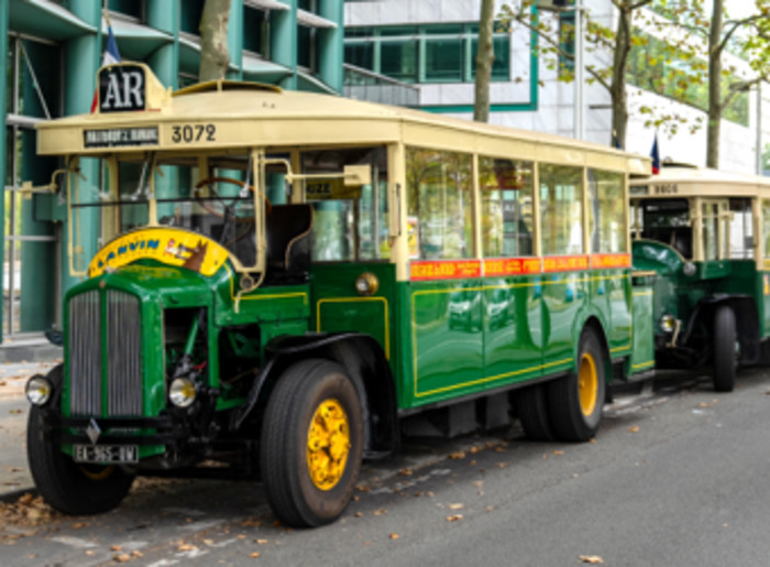Balade en bus anciens Maison de la RATP Paris