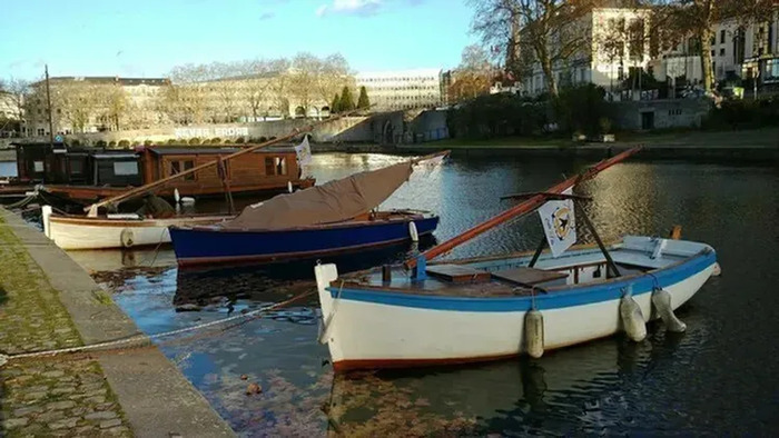 Balade et découverte des bateaux du patrimoine sur l&rsquo;Erdre, Bassin ceineray, au niveau du 7 Quai de Versailles, Nantes