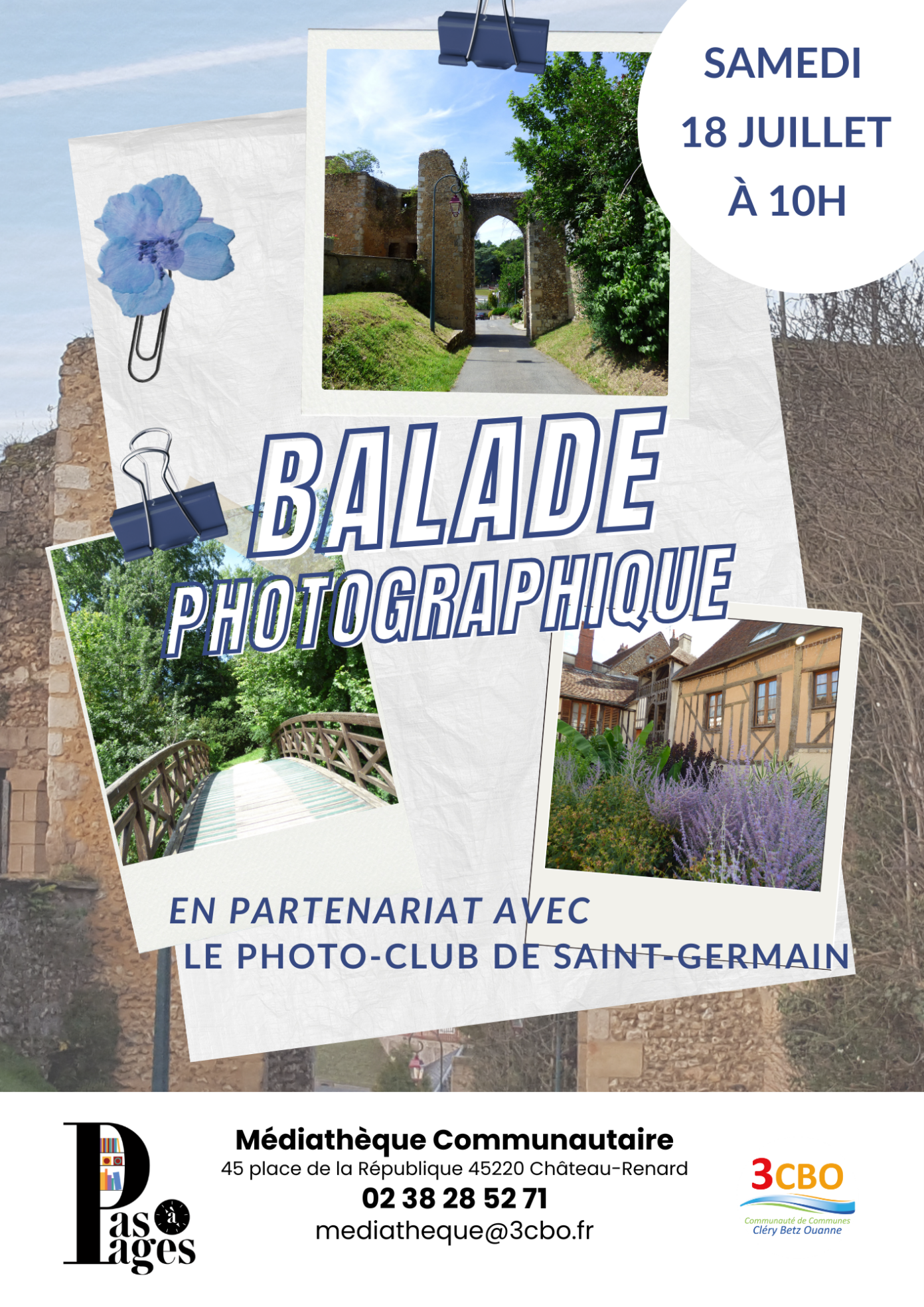 Balade photographique avec le photo-club de Saint-germain  Château-Renard