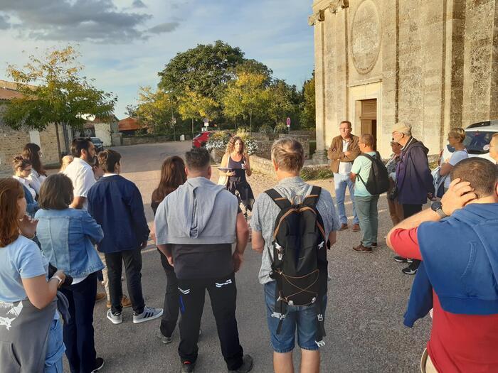 Balade ultrasonore, Place de l’Eglise de Soubise, Soubise
