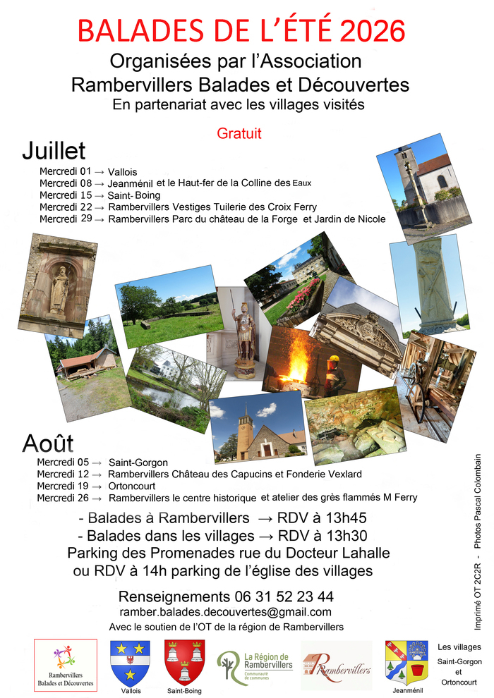 Balades de l&rsquo;été, Places des Promenades, Rambervillers