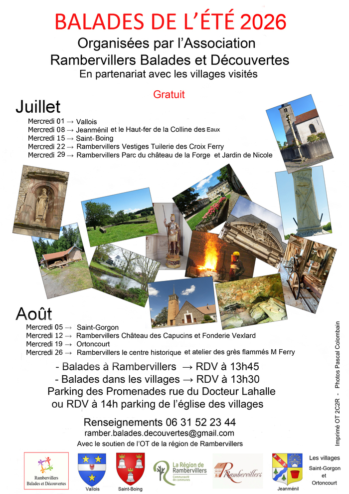 Balades de l’été, Places des Promenades, Rambervillers