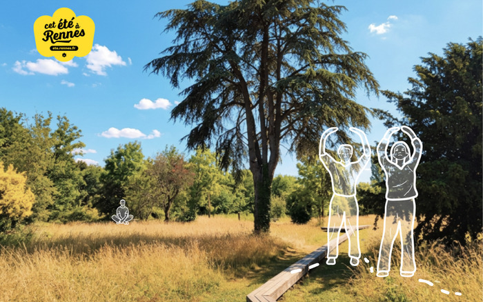 Balades méditatives 2026 – mercredi 12 août 2026 de 18h à 19h30 – Prairies Saint Martin, Prairies St-Martin, quai St-Martin, Rennes