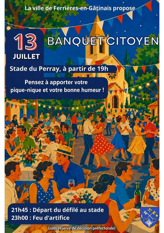 Banquet citoyen Ferrières-en-Gâtinais
