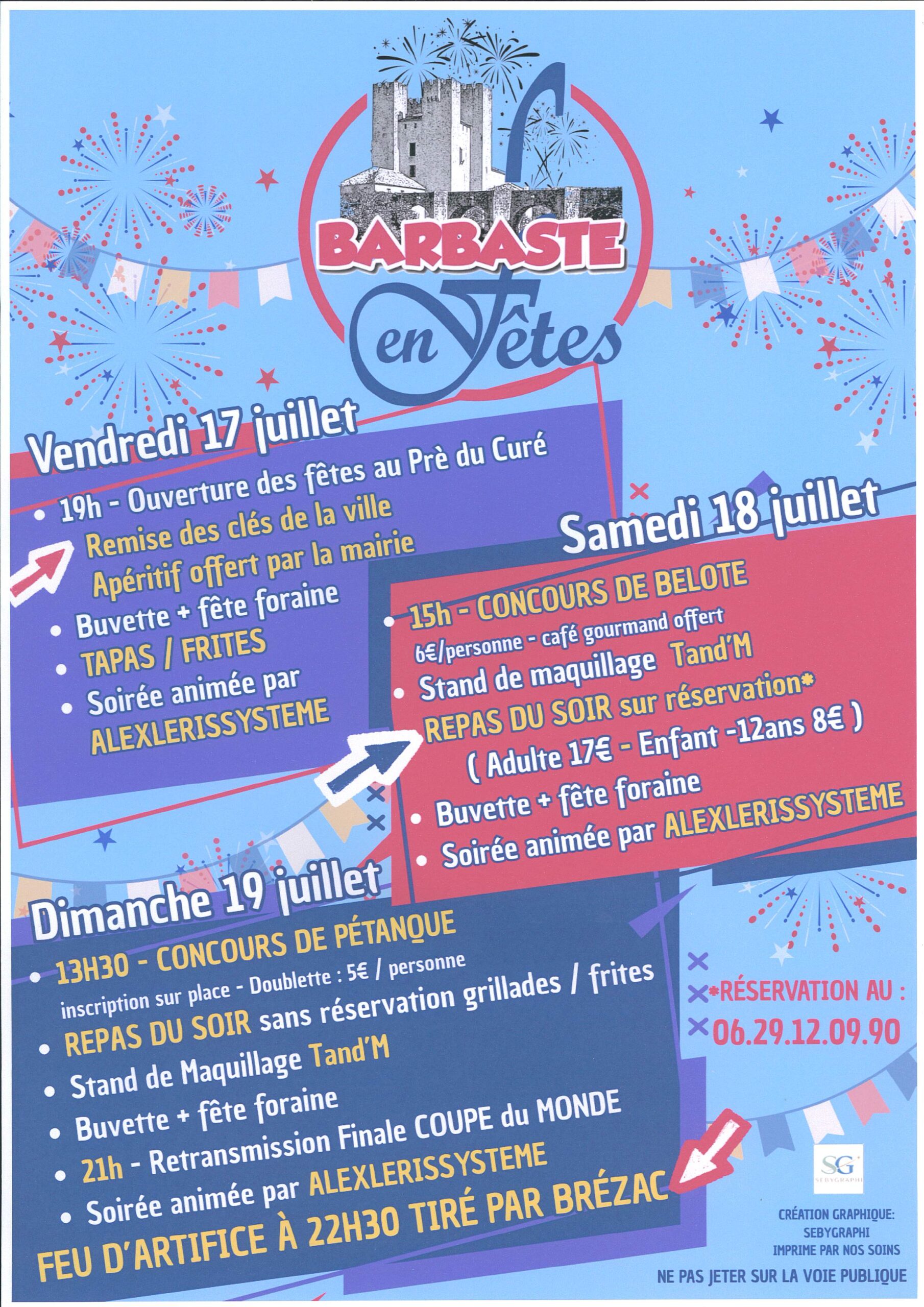 Barbaste en fêtes Pré du curé Barbaste 2026-07-17