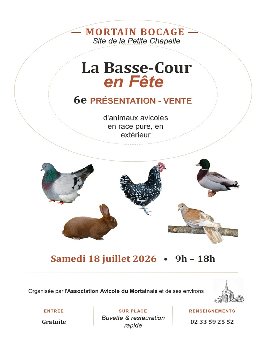 Basse-cour en fête Mortain-Bocage