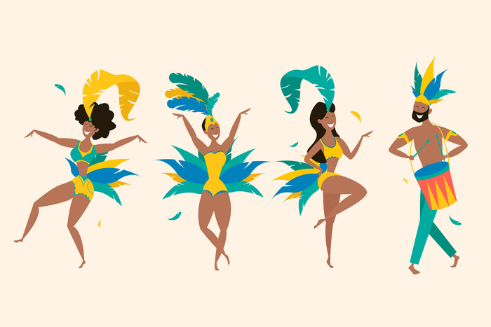 Batucada flor carioca – Déambulation, Quai Jules Sandeau, Le Pouliguen