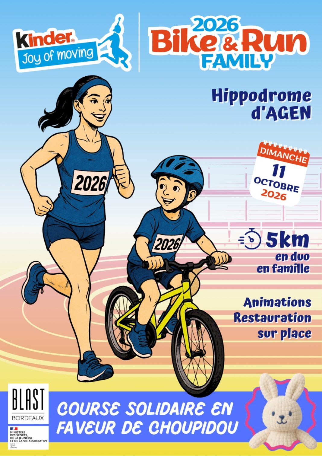 Bike and Run Family Agen Rue Victor Duruy Le Passage