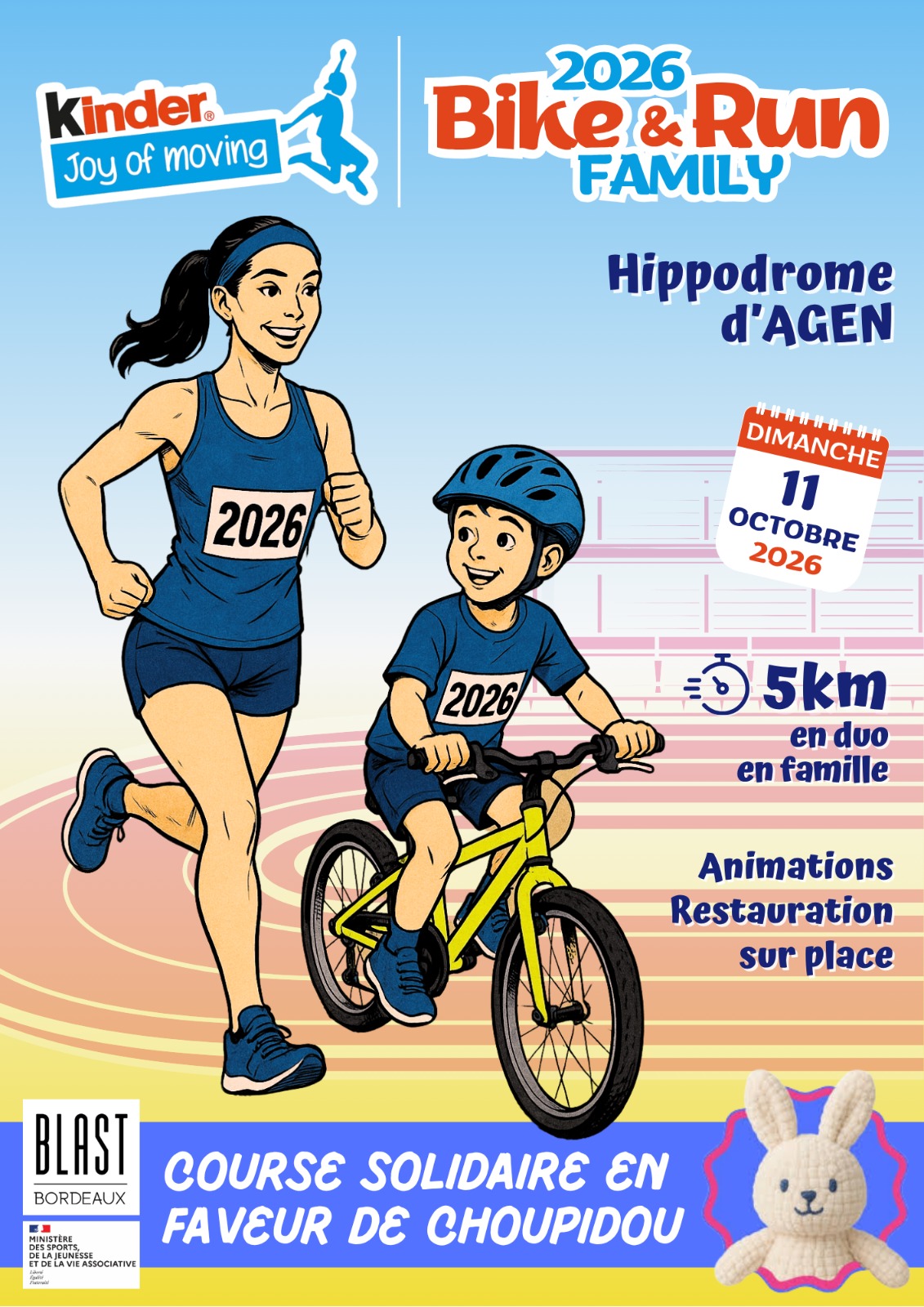 Bike and Run Family Agen Hippodrome d'Agen Le Passage 2026-10-11