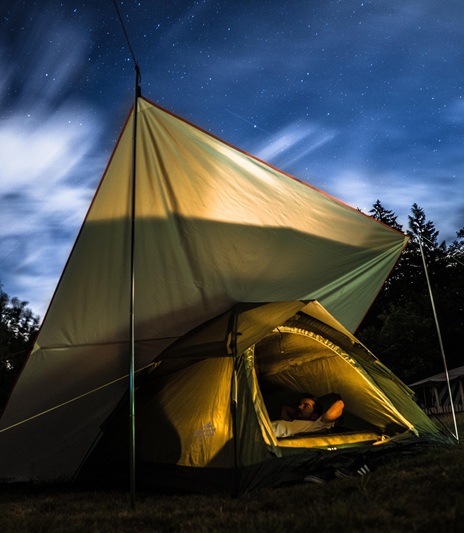 Bivouac en forêt  Allas-les-Mines