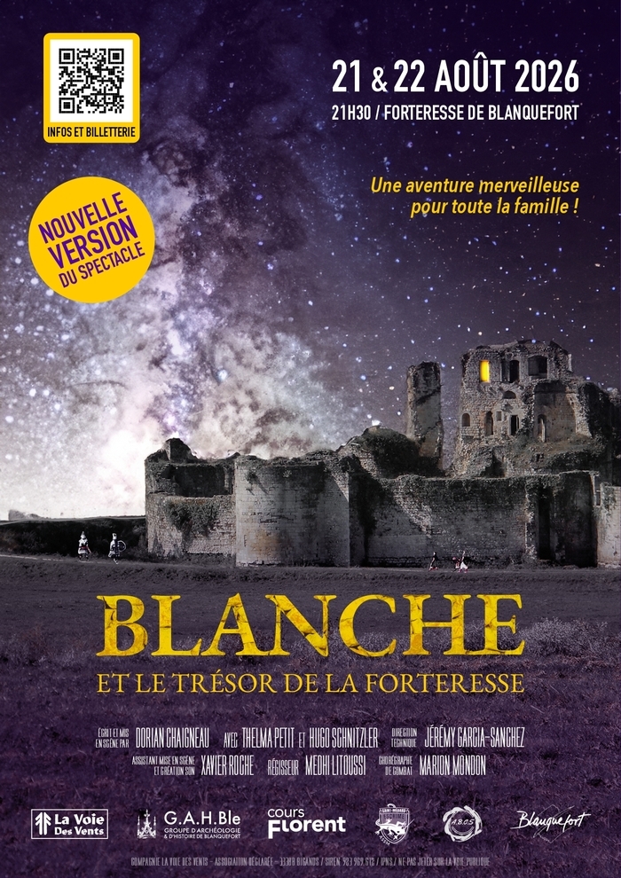 Blanche et le trésor de la forteresse, Forteresse de Blanquefort, Blanquefort