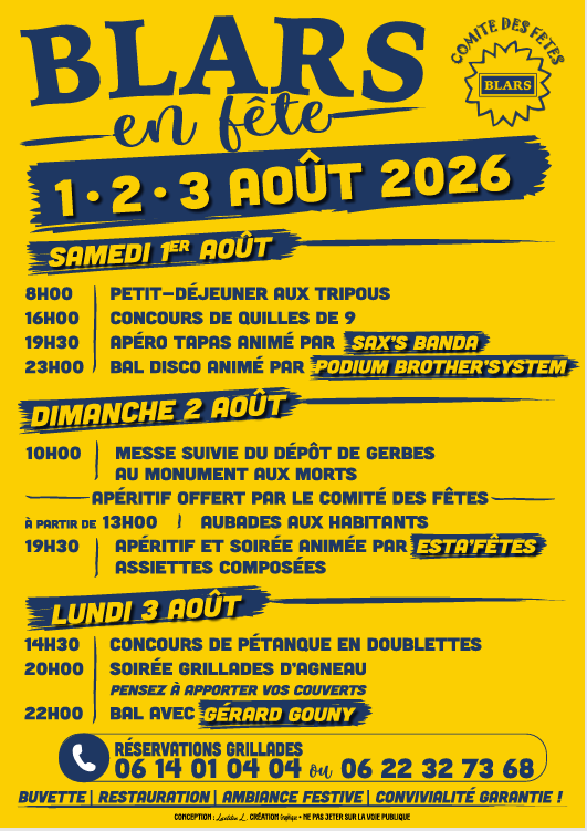 Blars en fête Le Bourg Blars 2026-08-01