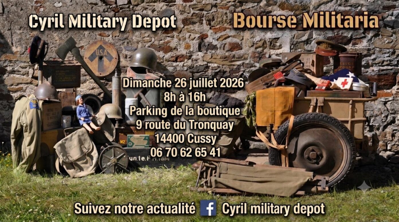 Bourse militaria Cyril military depot Cussy