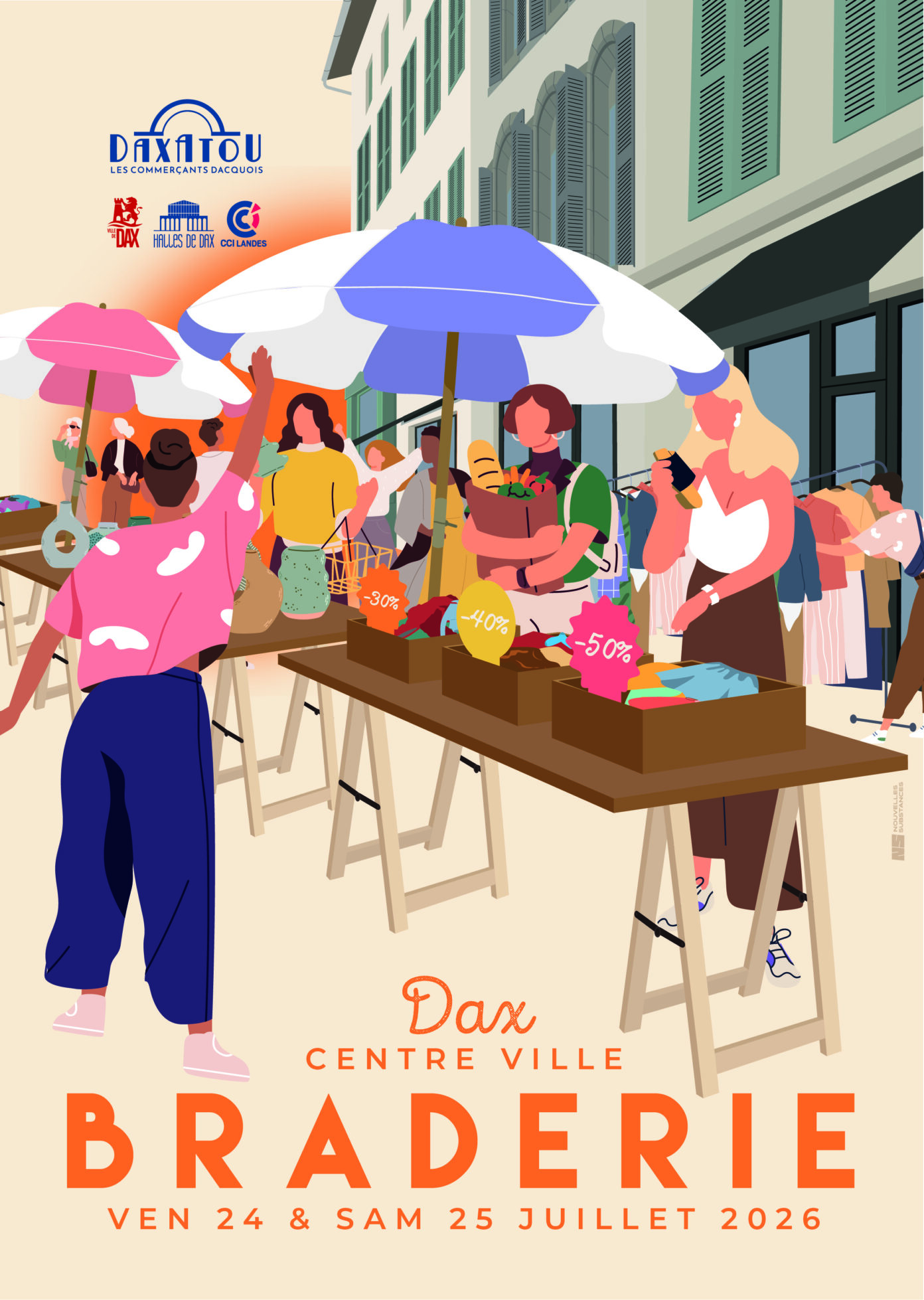 Braderie commerciale Dax