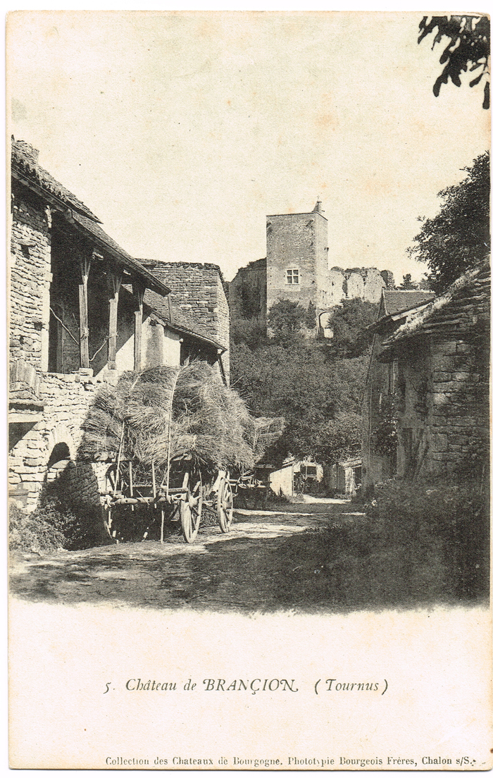 Brancion : objet photographique depuis le milieu du XIX° siècle, Château de Brancion, Martailly-lès-Brancion