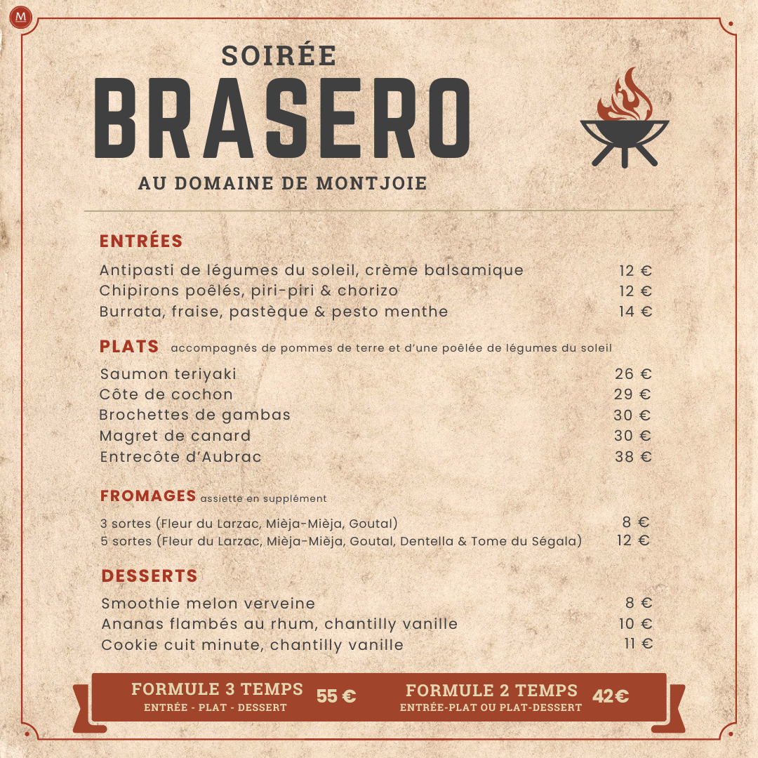 BRASERO À MONTJOIE 63 Avenue de l'Aeropostale Ramonville-Saint-Agne 2026-07-17