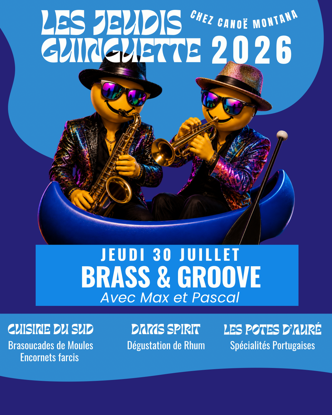 Brass & Groove Canoë Montana Base de Canoë Agonès 2026-07-30