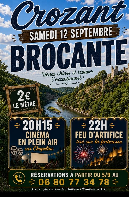 Brocante à Crozant  Crozant