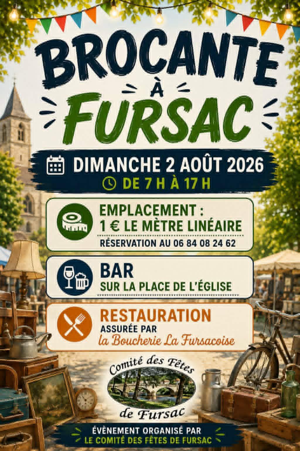 Brocante à Fursac  Fursac