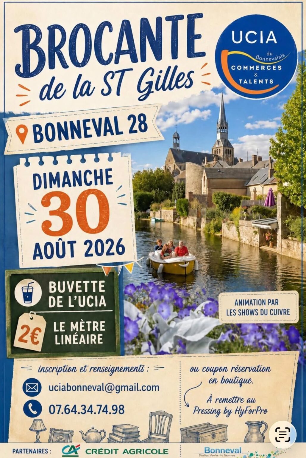 Brocante de la Saint-Gilles Bonneval